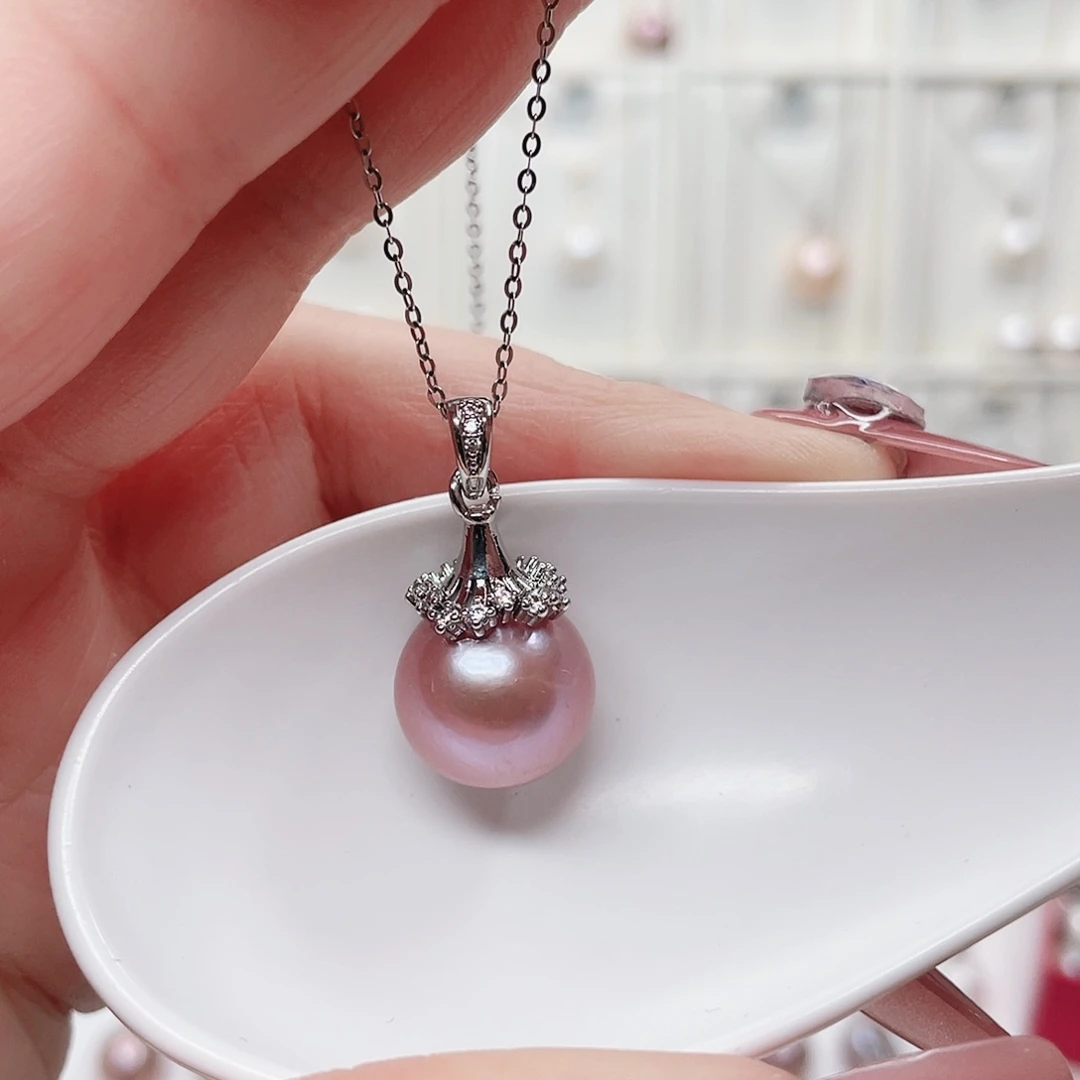 淡水珍珠吊坠(赠链)合金