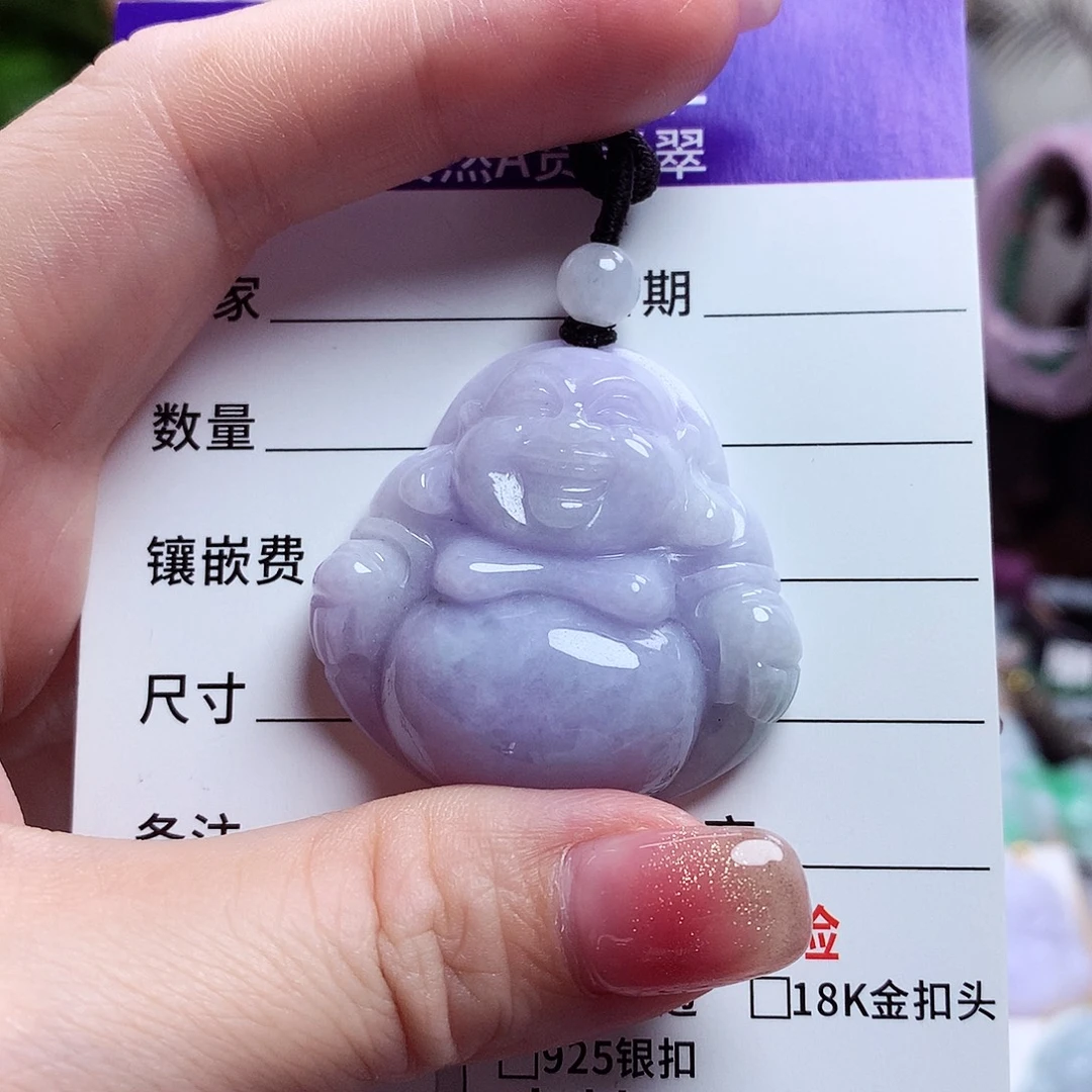 颈饰未镶嵌翡翠佛公17