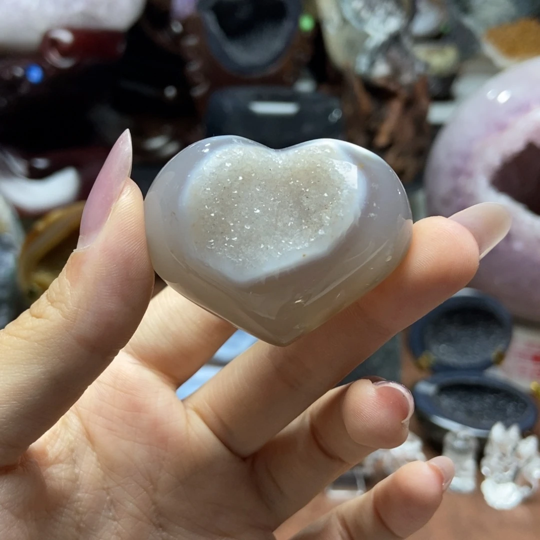 紫晶摆件未镶嵌水晶