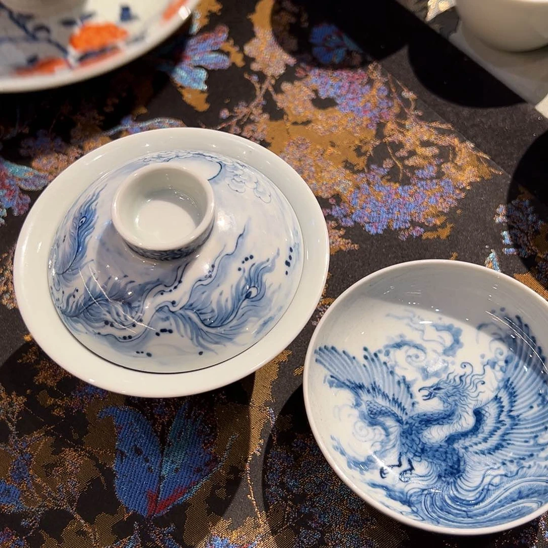 ?****?钟家窑柴窑国风水墨黛凤