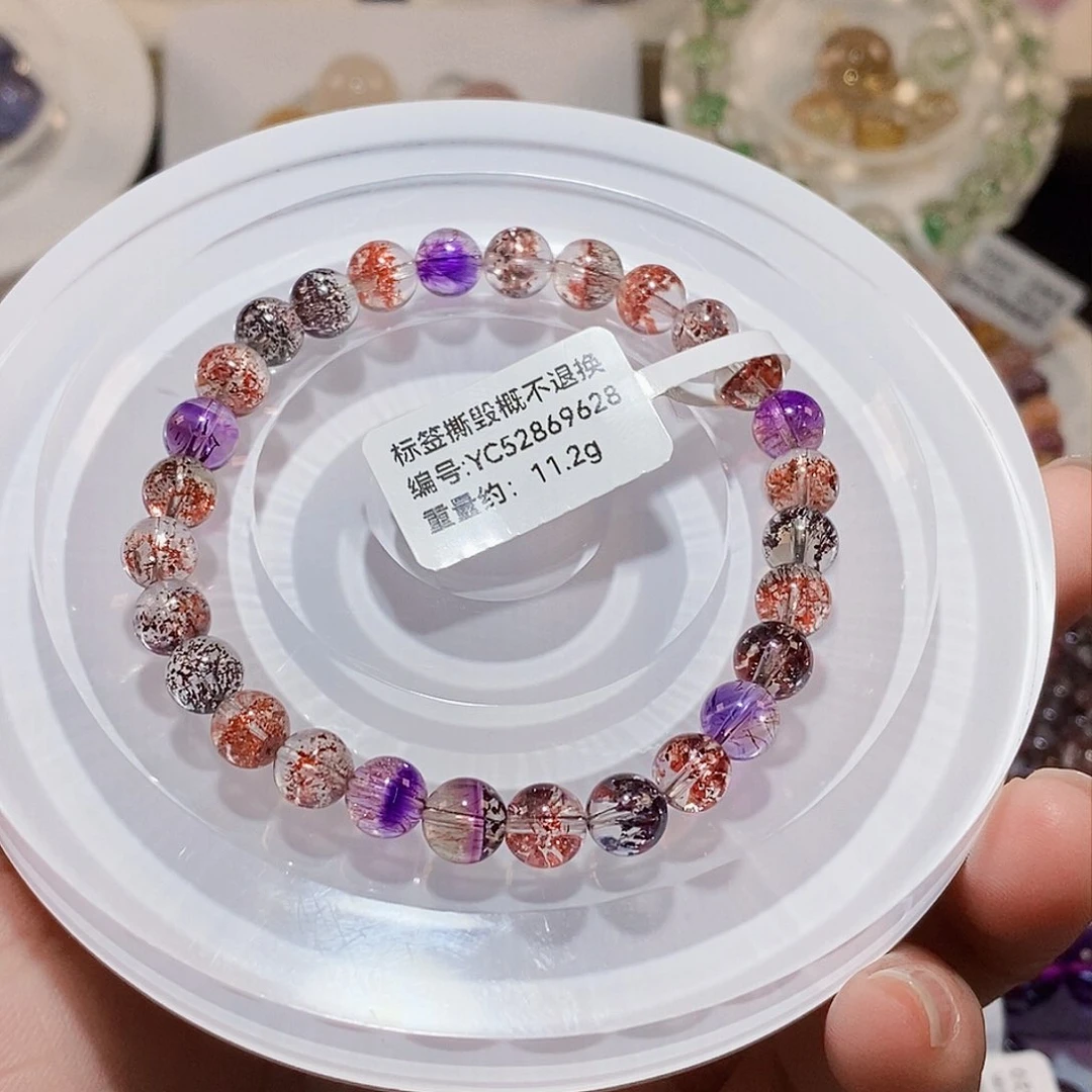 水晶手链未镶嵌J超七手链