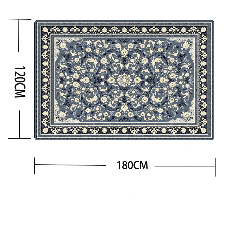 【120X180】欧式复古别墅入户硅藻泥地垫桌垫防滑吸水耐磨耐脏垫