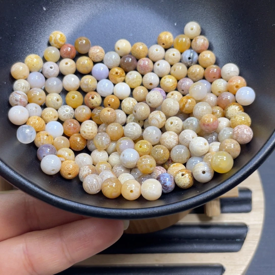 ****️硅化玉未镶嵌颈饰k77