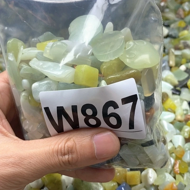 未镶嵌蛇纹石玉鱼缸石