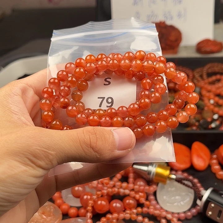 未镶嵌南红玛瑙多样性发货7m m南红玛瑙