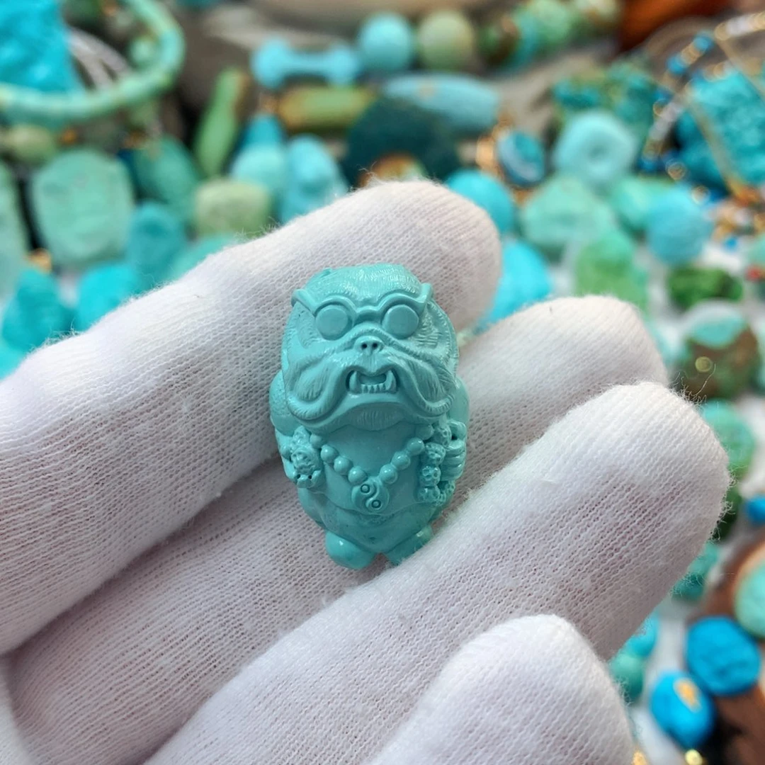 未镶嵌绿松石珠宝半成品