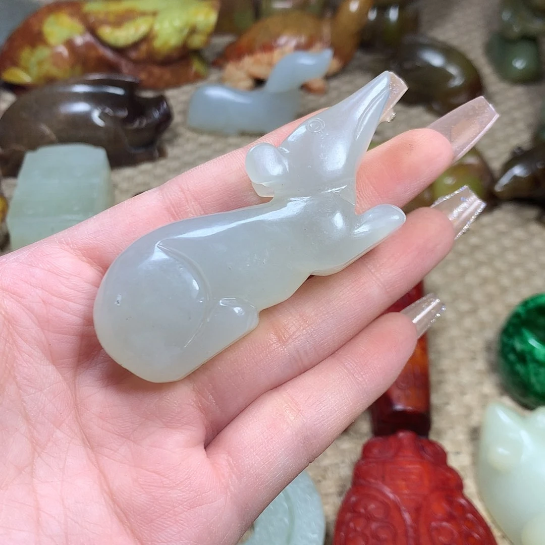 白玉菩提吊坠挂件