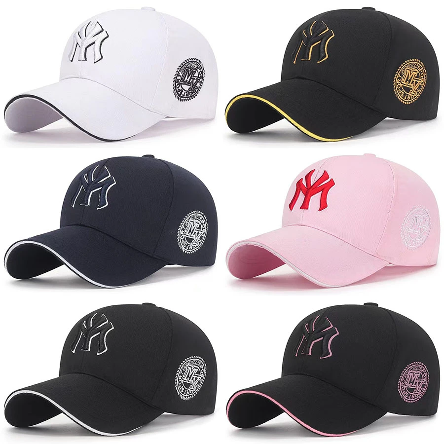 花布鸭舌帽户外百搭韩版潮流女青年太阳帽男学生刺绣字母棒球帽夏