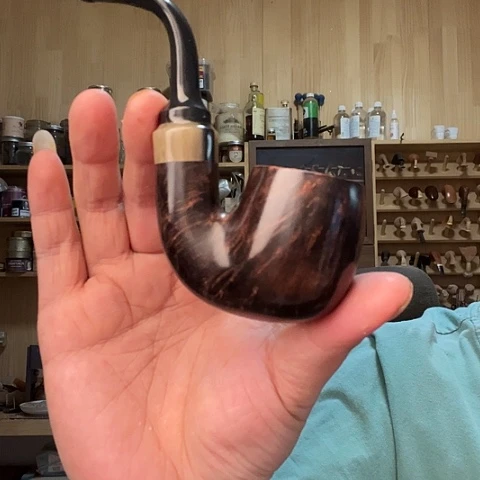 石楠木手工制作烟斗