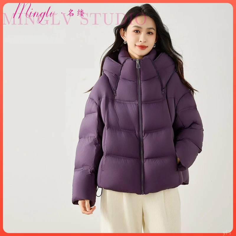 名缕小众高奢高品质百搭设计感时髦2026冬季新款外套羽绒服女