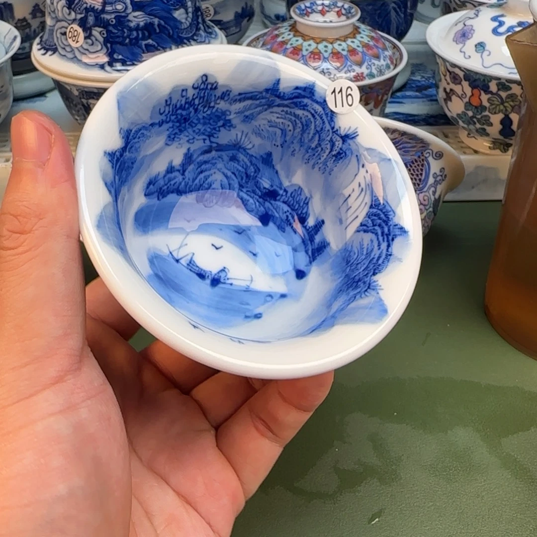 彦祖纯手工手绘茶具116