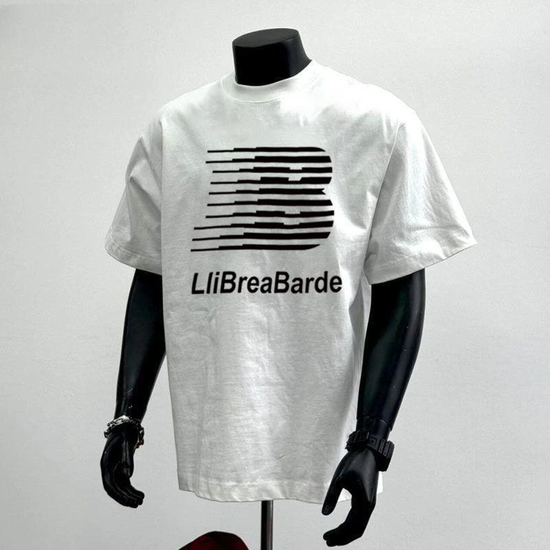 重磅纯棉宽松短袖t恤夏季2025新款简约设计感印花上衣青少年半袖