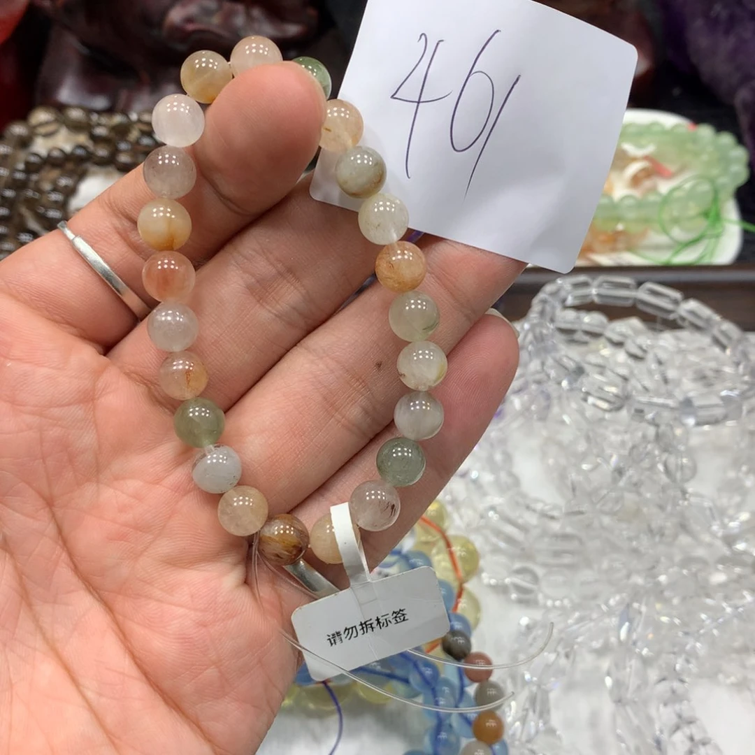 水晶手串未镶嵌天然