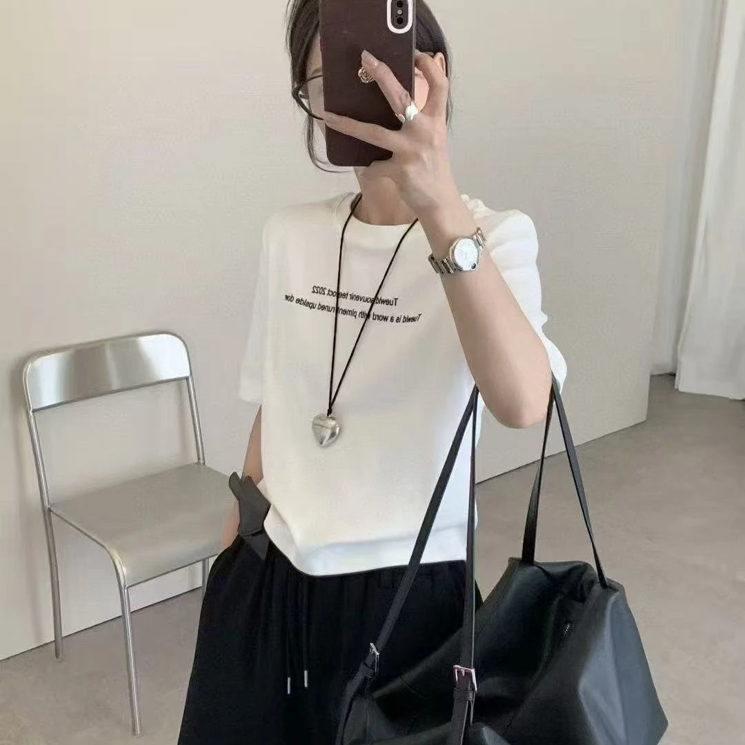 凌云自留早秋款6009简约时尚短袖