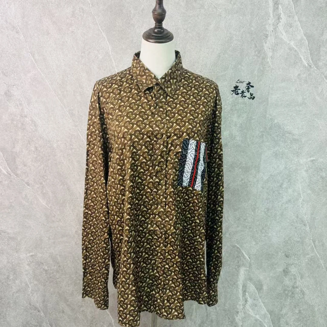 99新 BURBERRY/博柏利 海囤J/巴宝莉/上衣/XXL码/nz136510