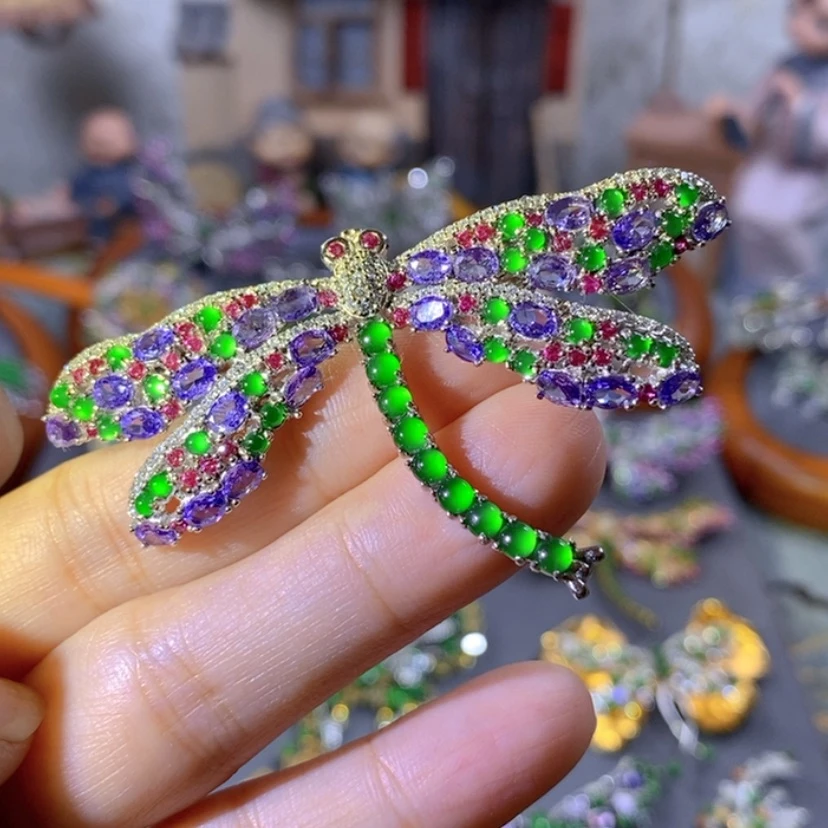 【闪购商品】银S925镶嵌挂件翡翠