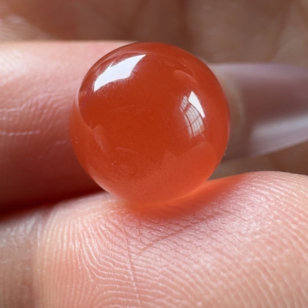 南红玛瑙未镶嵌圆珠10.6不退不换