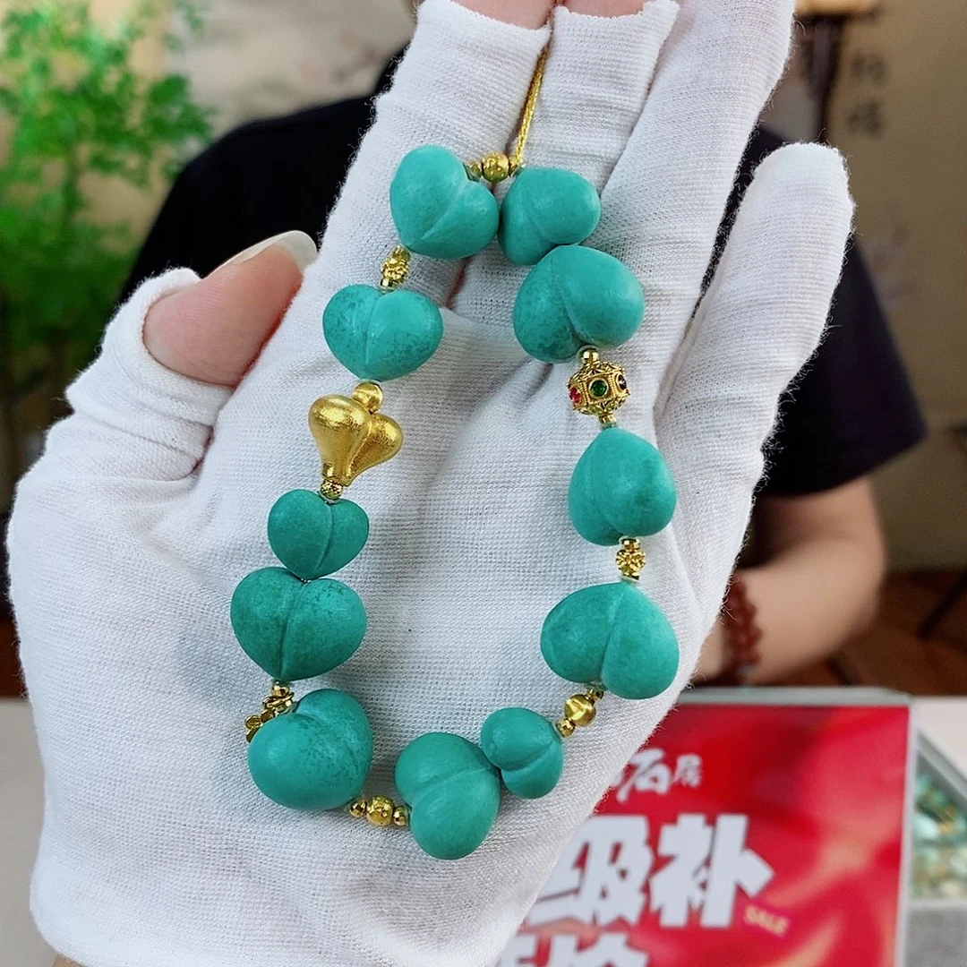 未镶嵌绿松石珠宝奇石