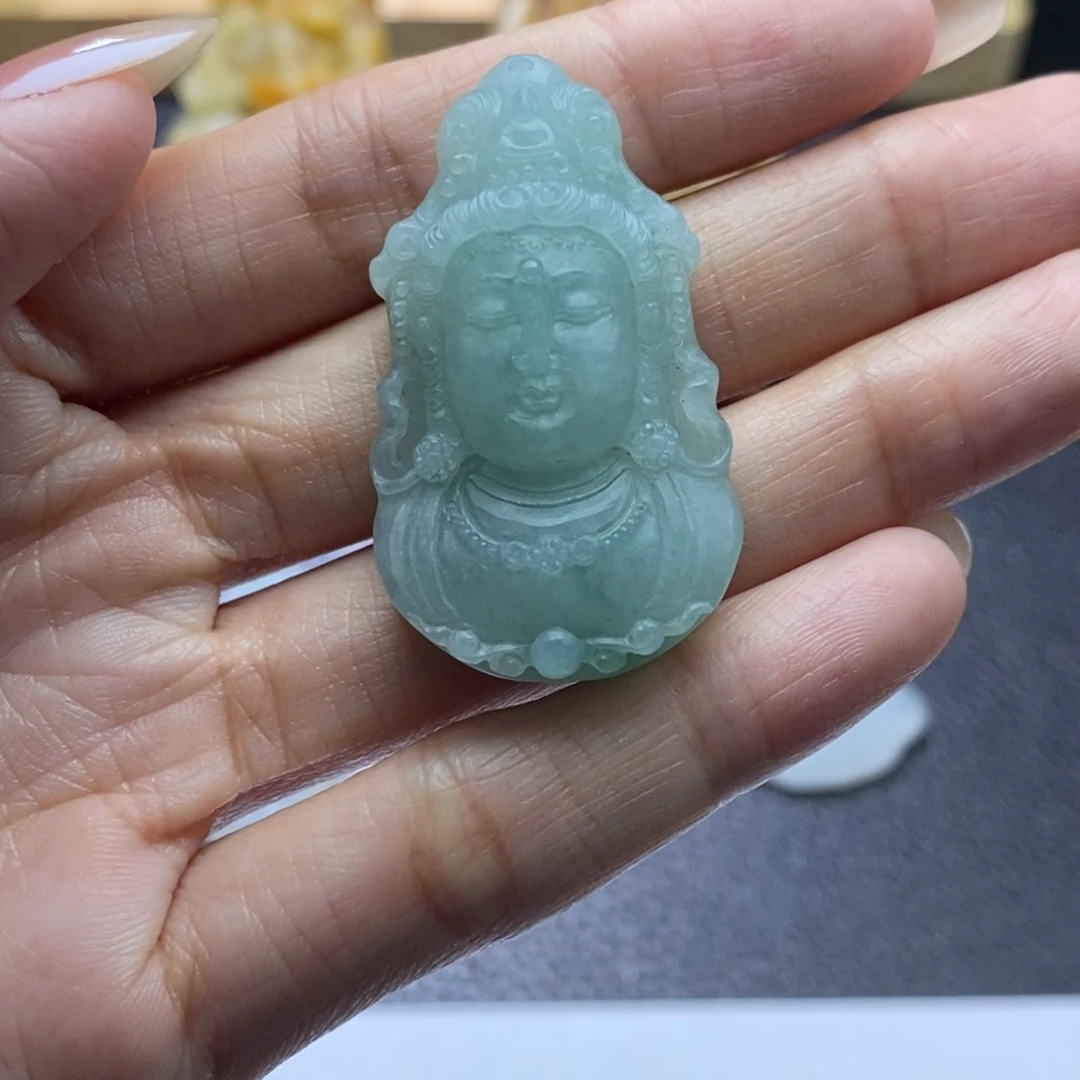 定制翡翠未镶嵌观音