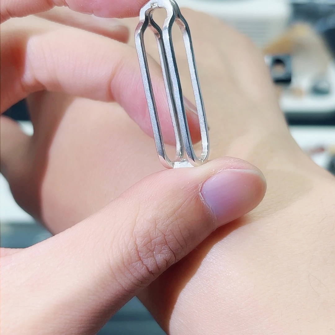 水晶珠宝半成品银S925镶嵌邪**羊