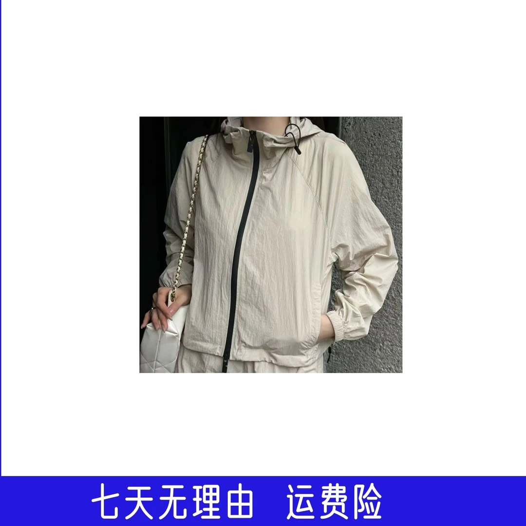 25SS新款背后连帽宽松时尚慵懒防晒外套女 DS2503