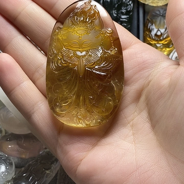 糖***酸未镶嵌颈饰水晶水晶吊坠