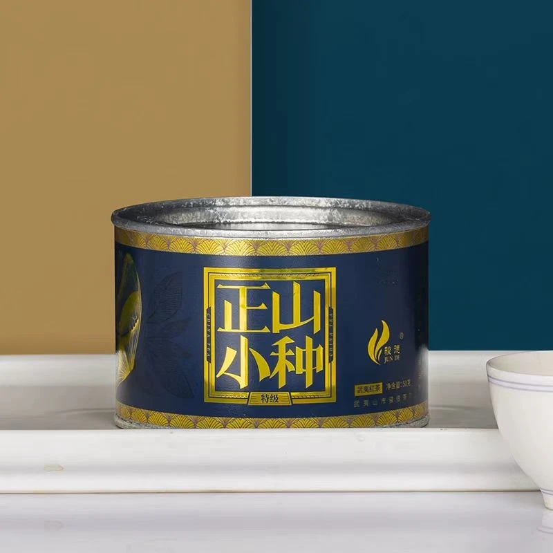 骏德特级正山小种50克武夷山桐木村红茶花果香罐装传统工艺手工