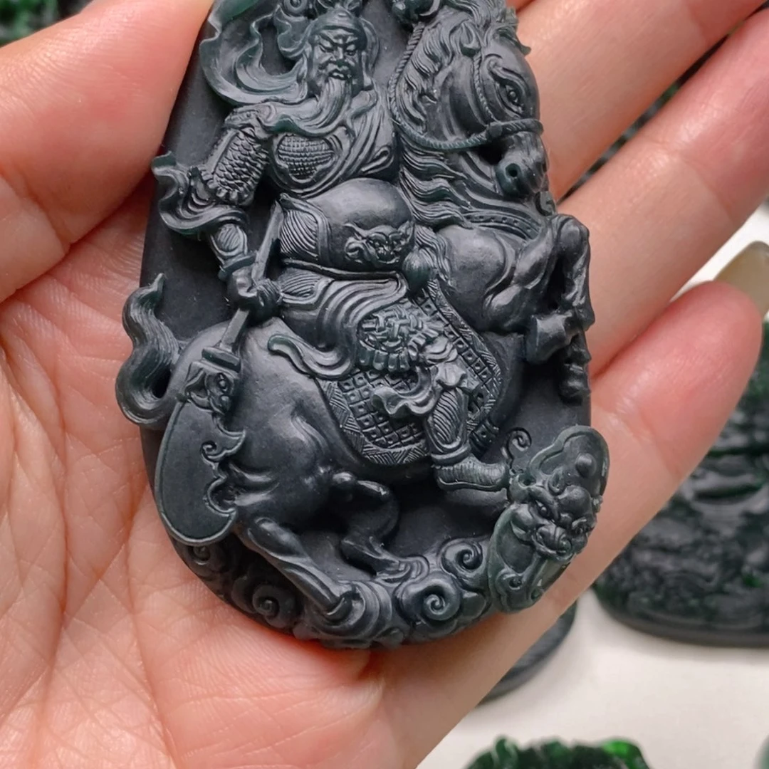 是***空定制翡翠未镶嵌二爷