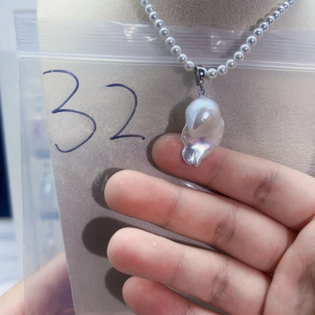 淡水珍珠合金颈饰