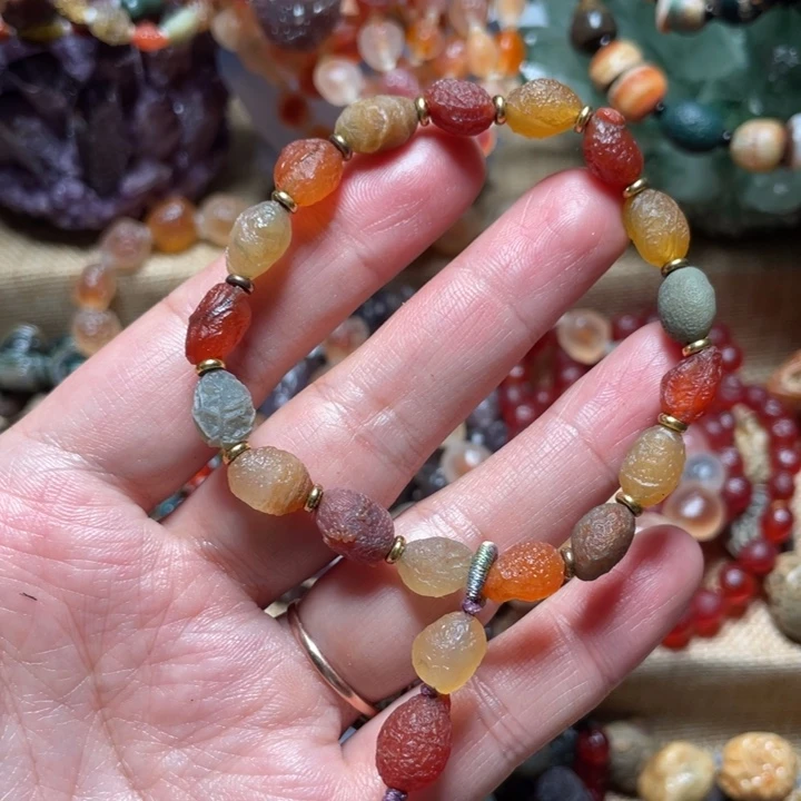 玛瑙/玉髓未镶嵌手链