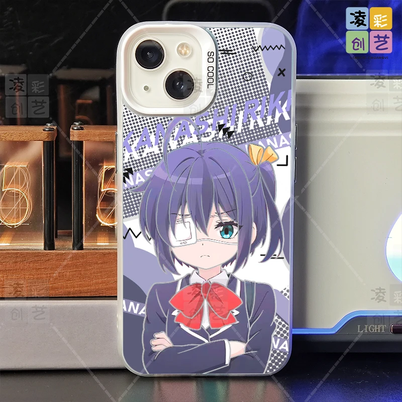 凌彩创艺适用于苹果华为小米15动漫小鸟游六花合集大孔IMD彩银壳