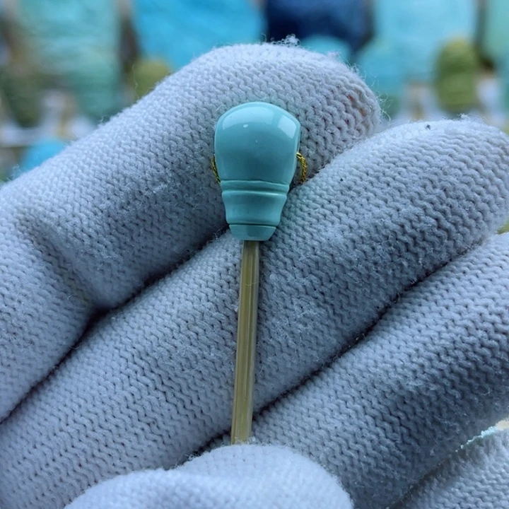 绿松石未镶嵌珠宝奇石9mm