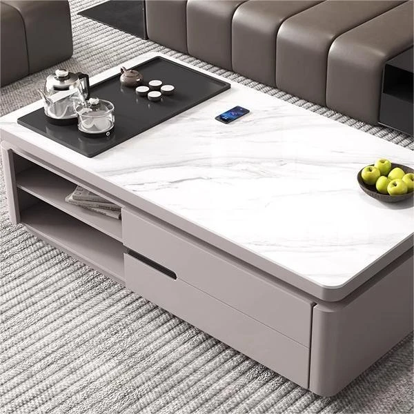 岩板功夫茶几小户型家用泡茶一体套装茶台现代简约客厅工夫茶套装