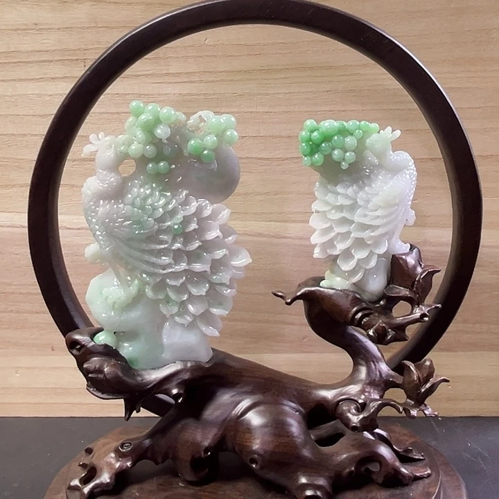 翡翠未镶嵌摆件翡翠