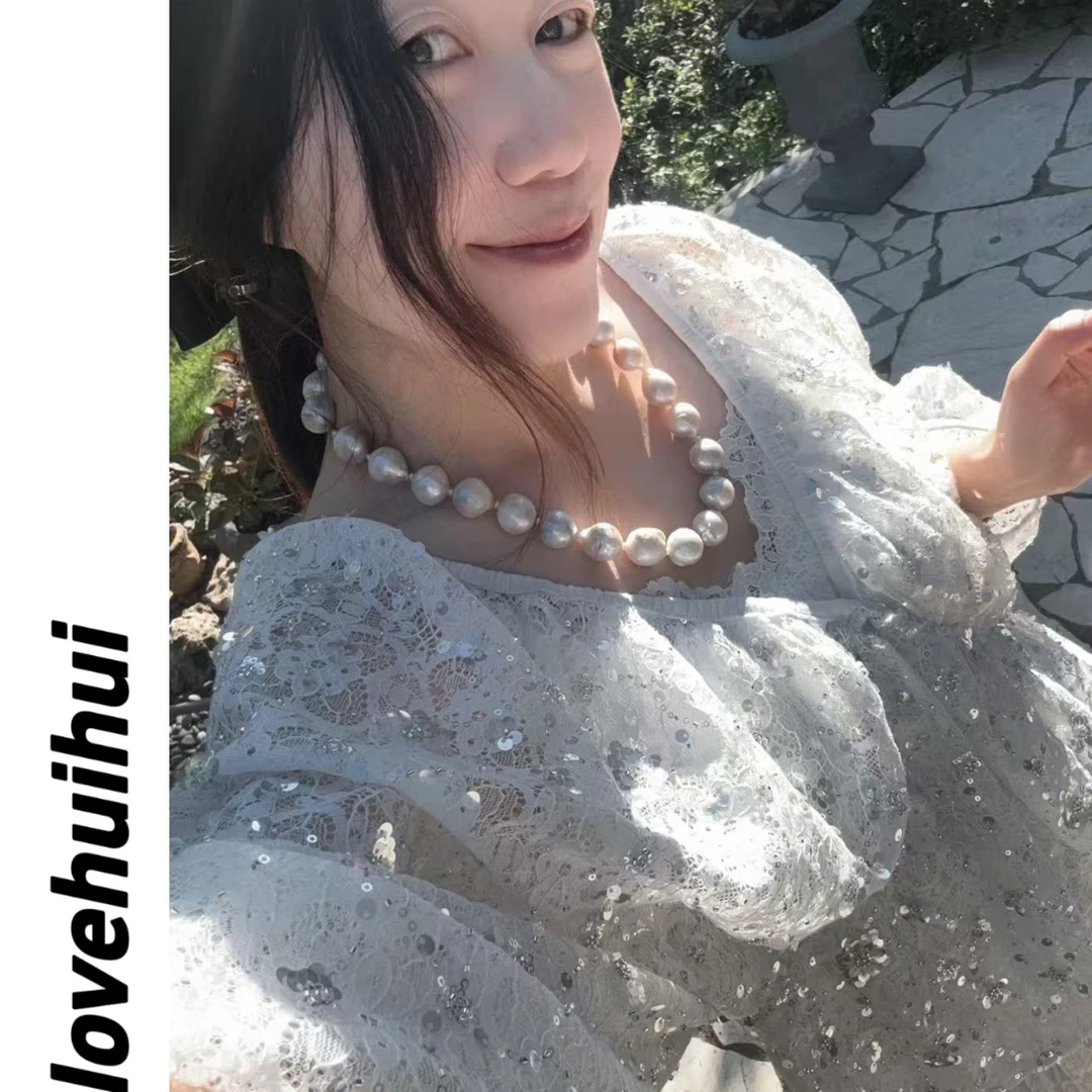 lovehuihui《梦幻之境》重工高级感白月光上衣