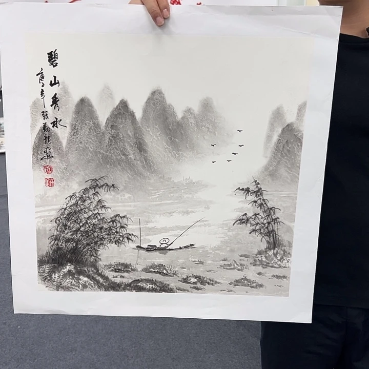 国画国画作品宣纸纯手绘