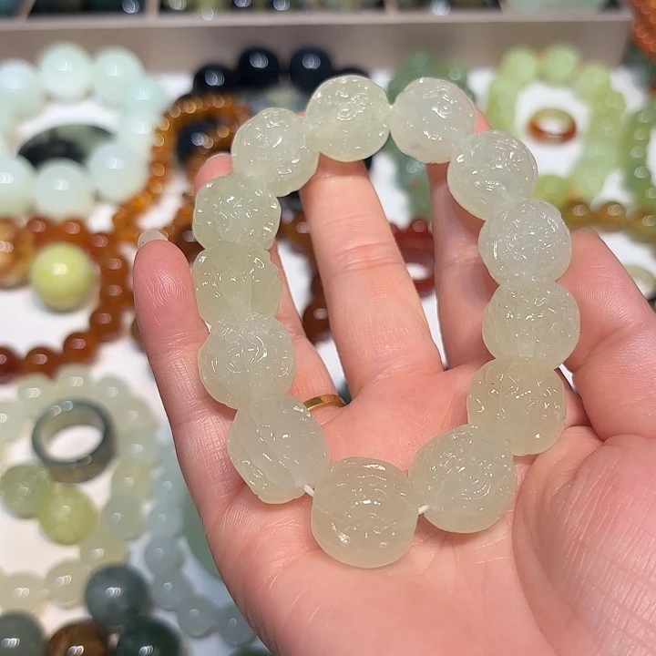 蛇纹石玉未镶嵌手串