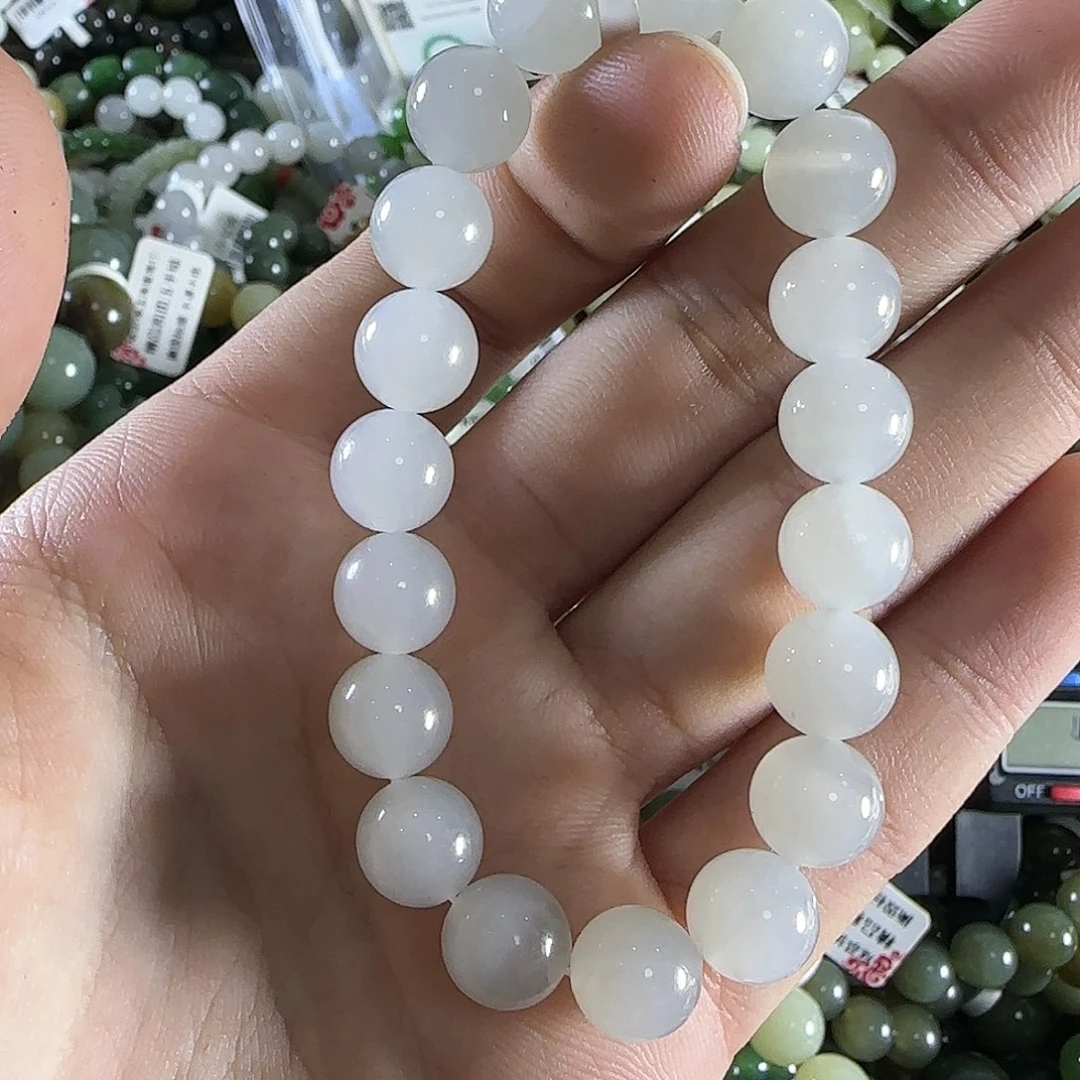 和田玉手链未镶嵌95