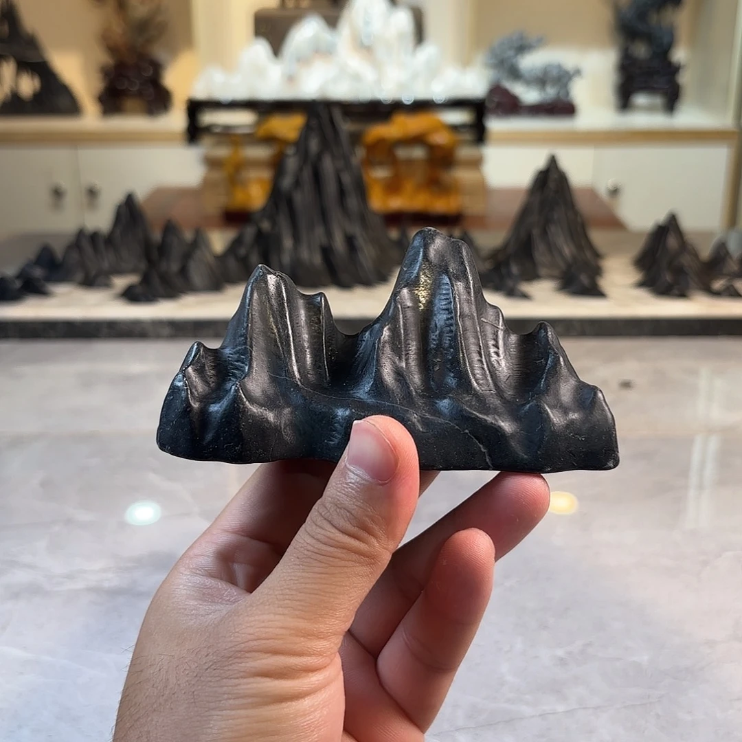 灵璧石手工雕刻奇石摆件