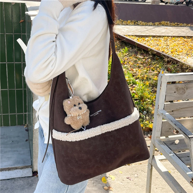 复古大容量托特包包女式新款秋冬单肩包高级感时尚通勤腋下包