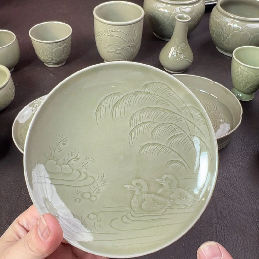 青瓷茶器青瓷茶器微瑕