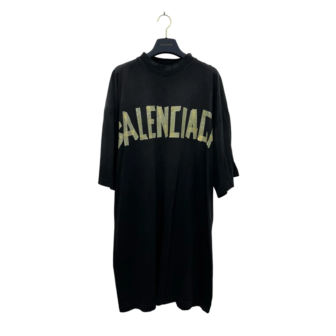 99新 Balenciaga/巴黎世家 胶带字母短袖 3码/98新/公价8800