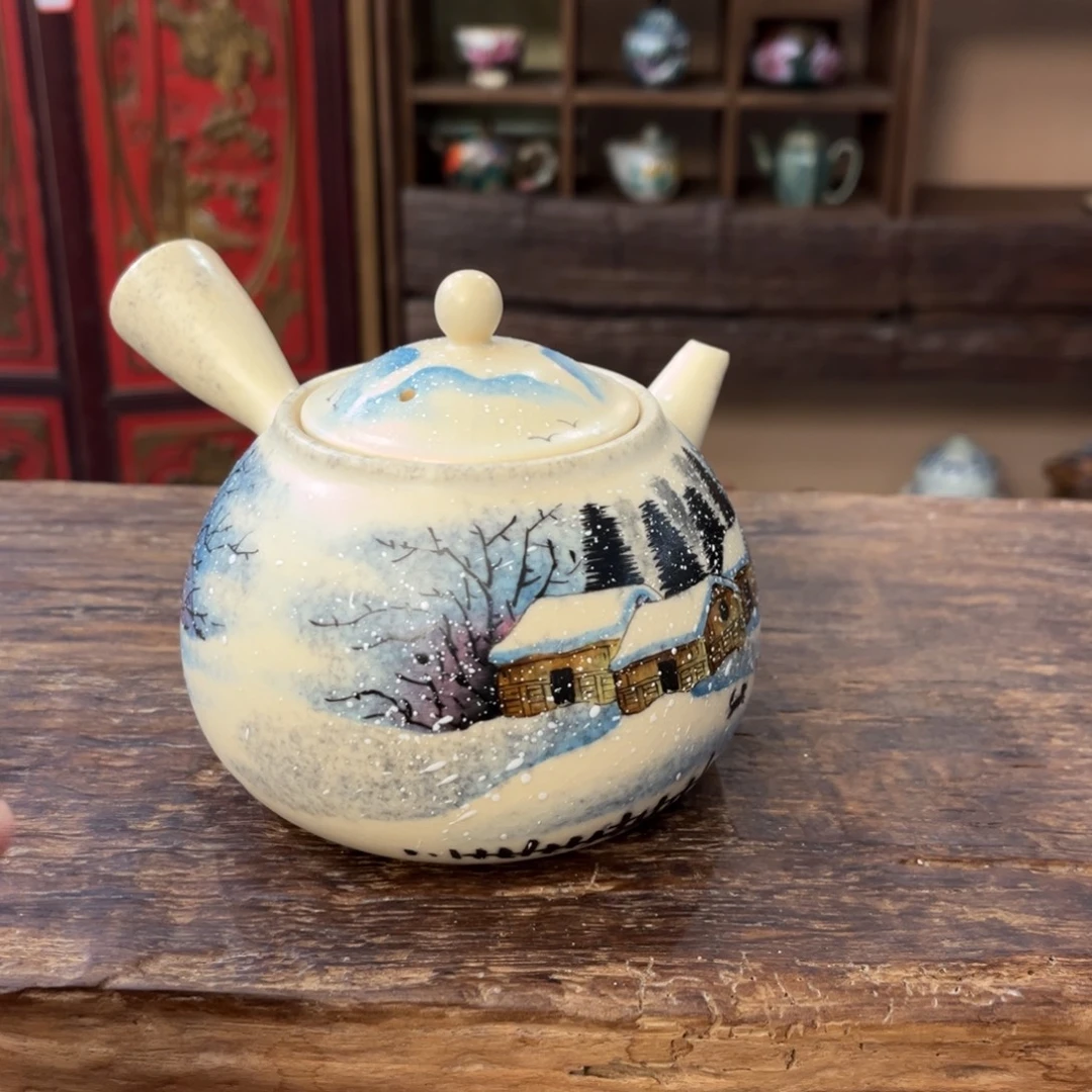 柴烧手工手绘陶瓷
