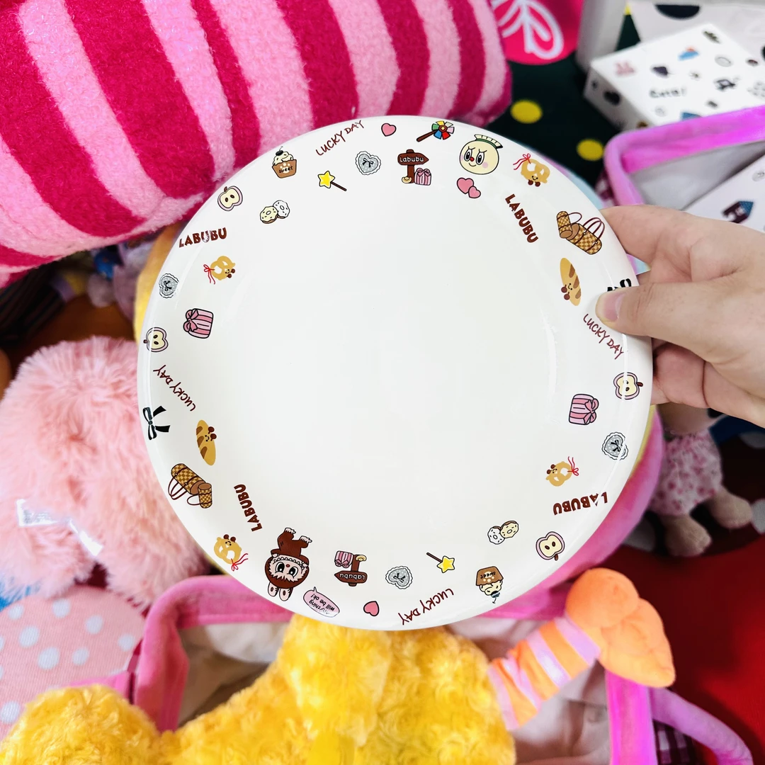 【星漫】超萌布布餐具可爱家用盘8.5寸