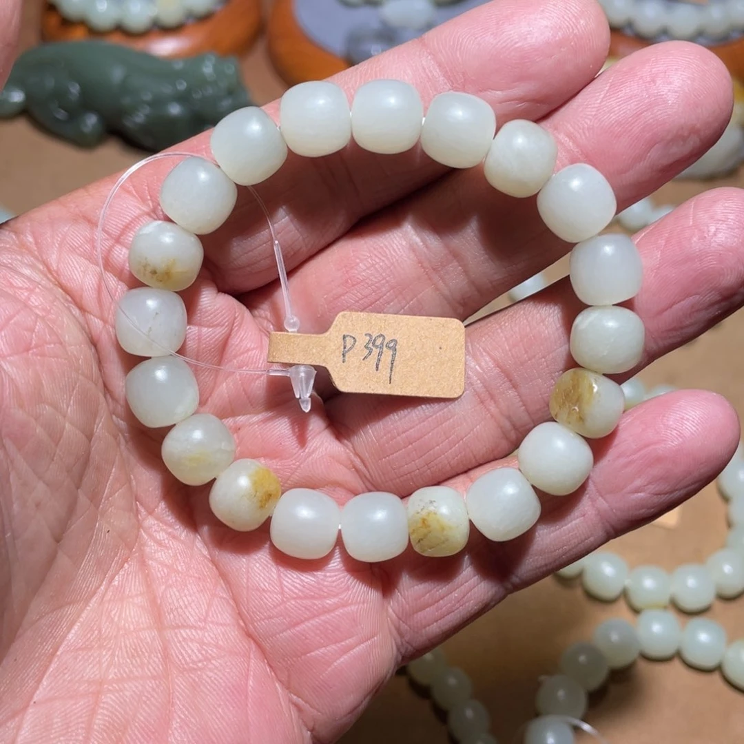 和田玉手串未镶嵌10mm