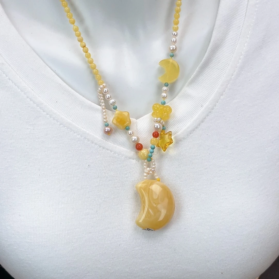 琥珀裸石未镶嵌蜜蜡