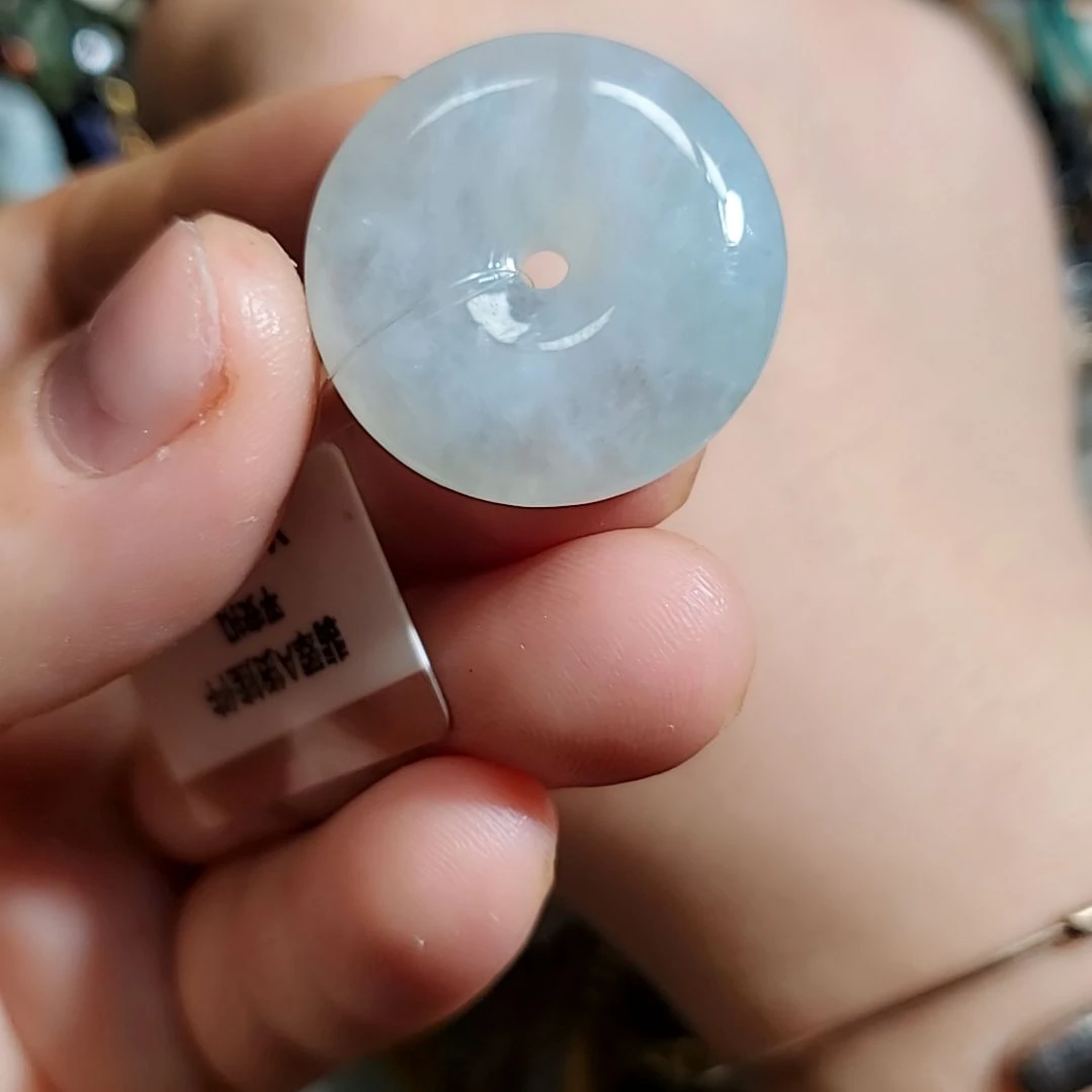【闪购商品】翡翠未镶嵌颈饰冰扣子