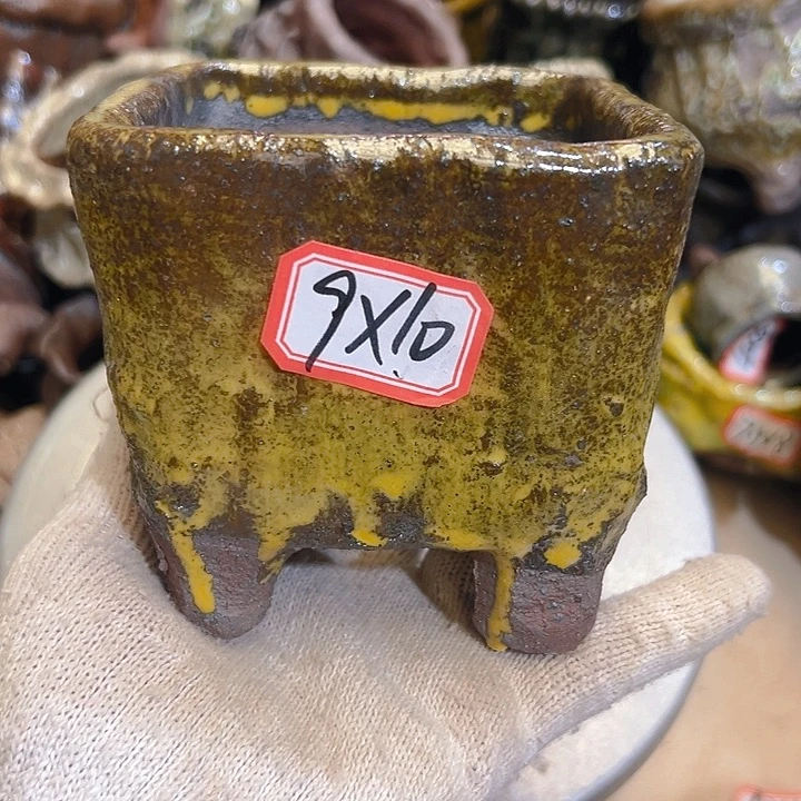 粗陶花盆手工花盆制作就这样