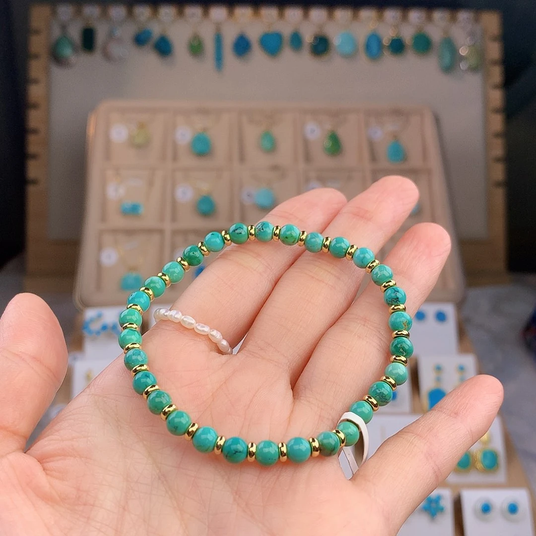 未镶嵌绿松石手链