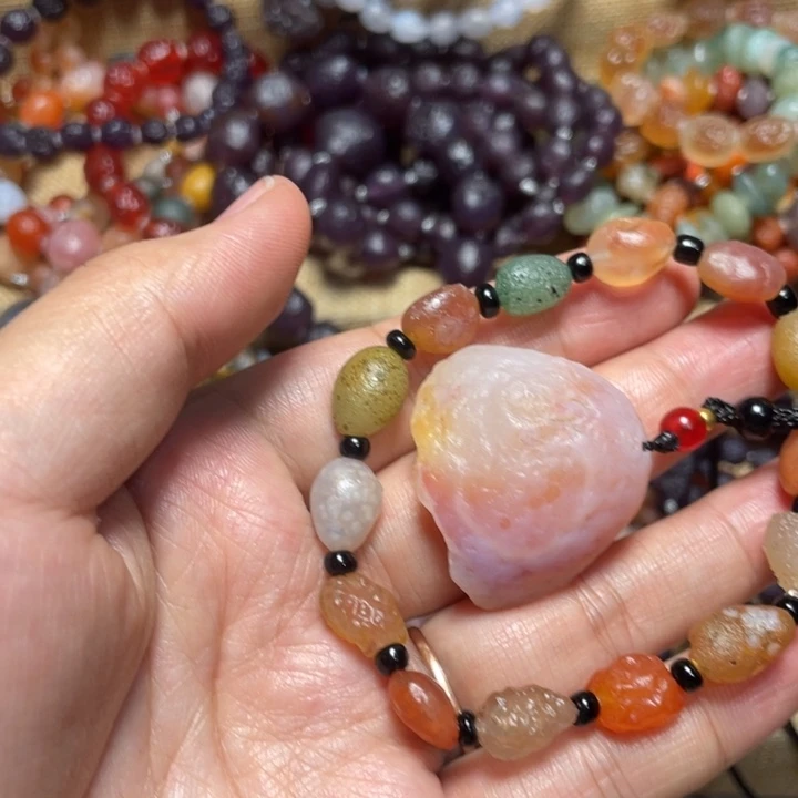 玛瑙/玉髓合金手链